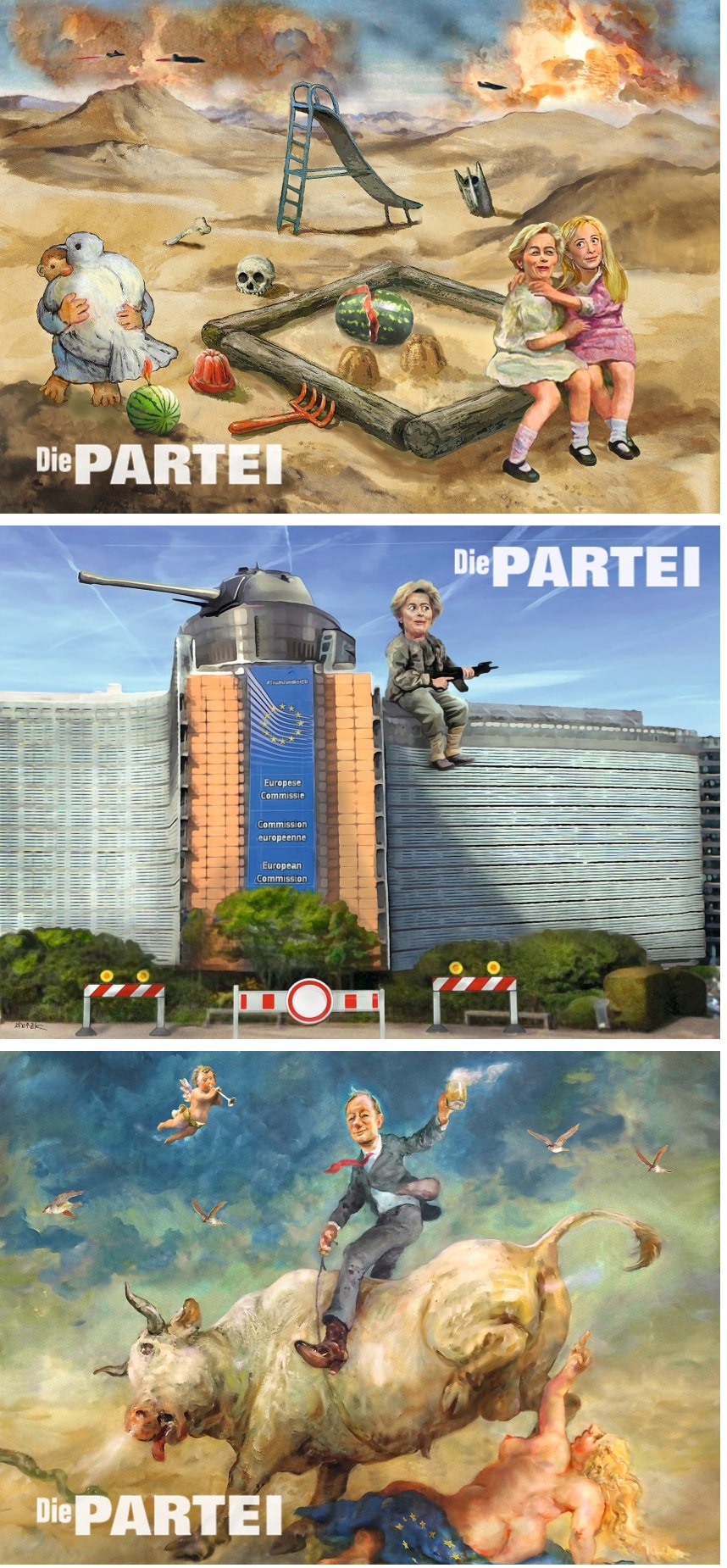 Hurzlmeier - EU Postkarten Set